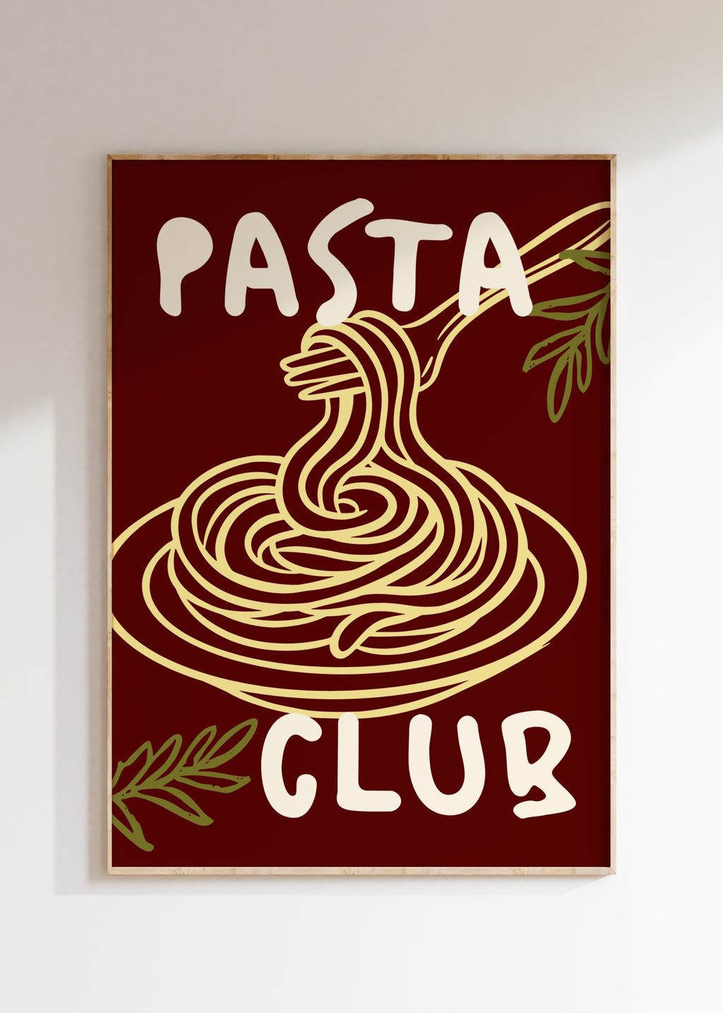 Pasta Club Art Print