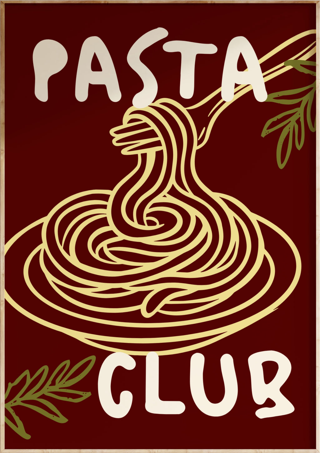 Pasta Club Art Print