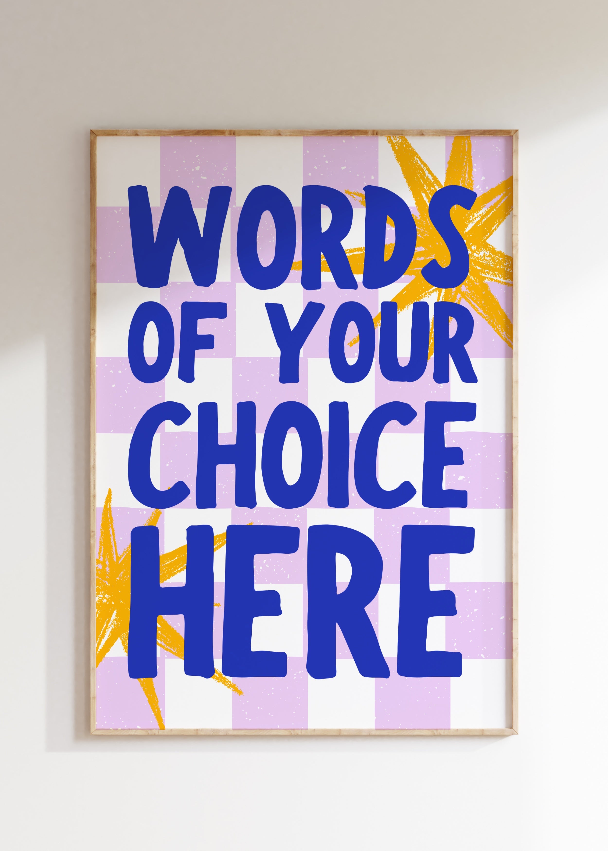Custom Word Art Print