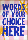 Custom Word Art Print