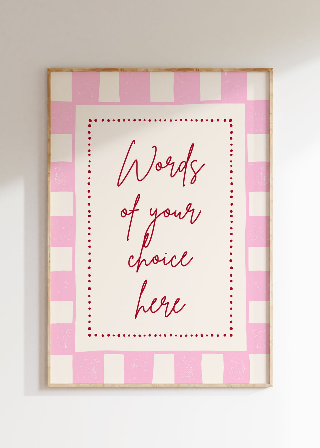 Custom Word Art Print