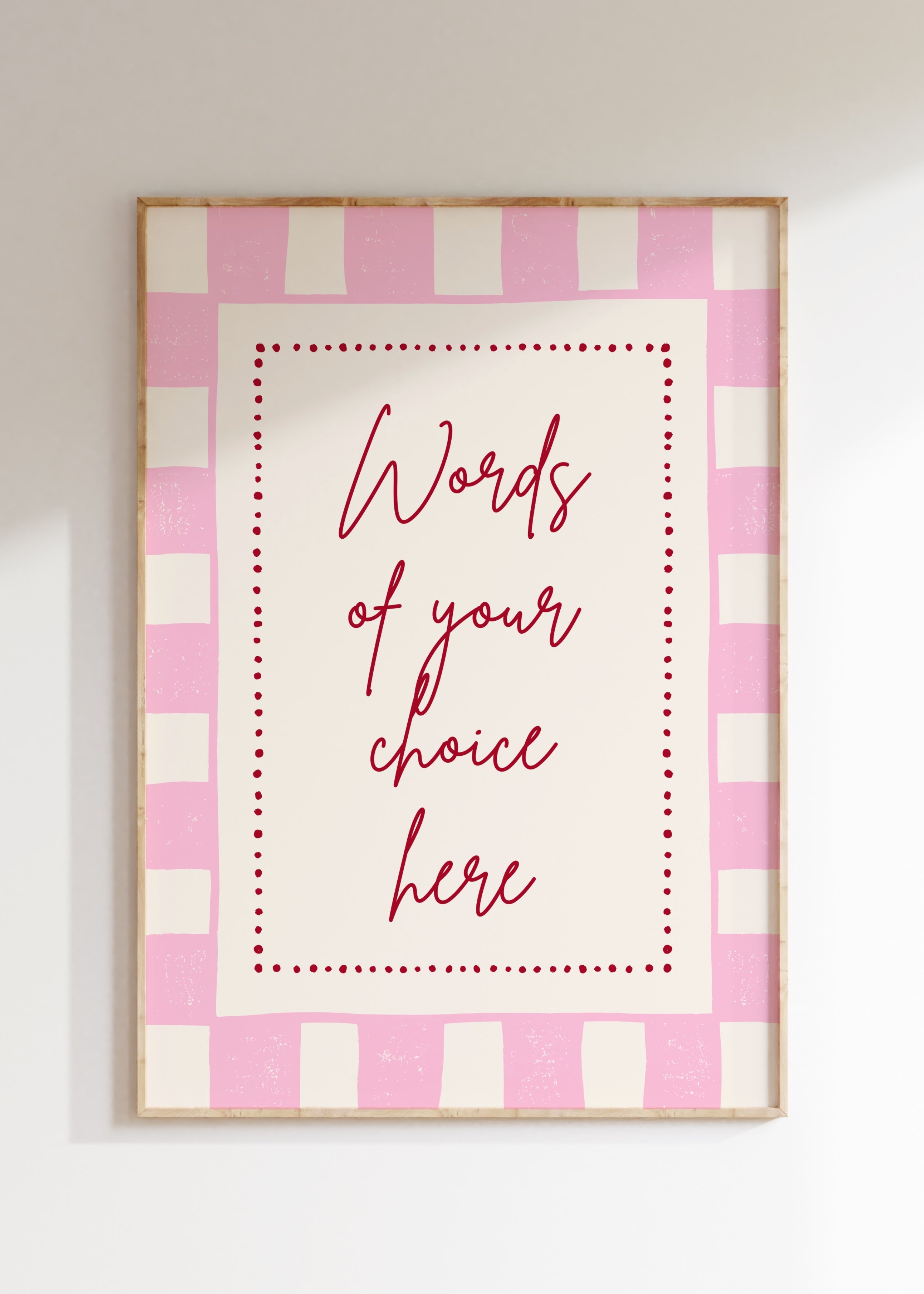 Custom Word Art Print