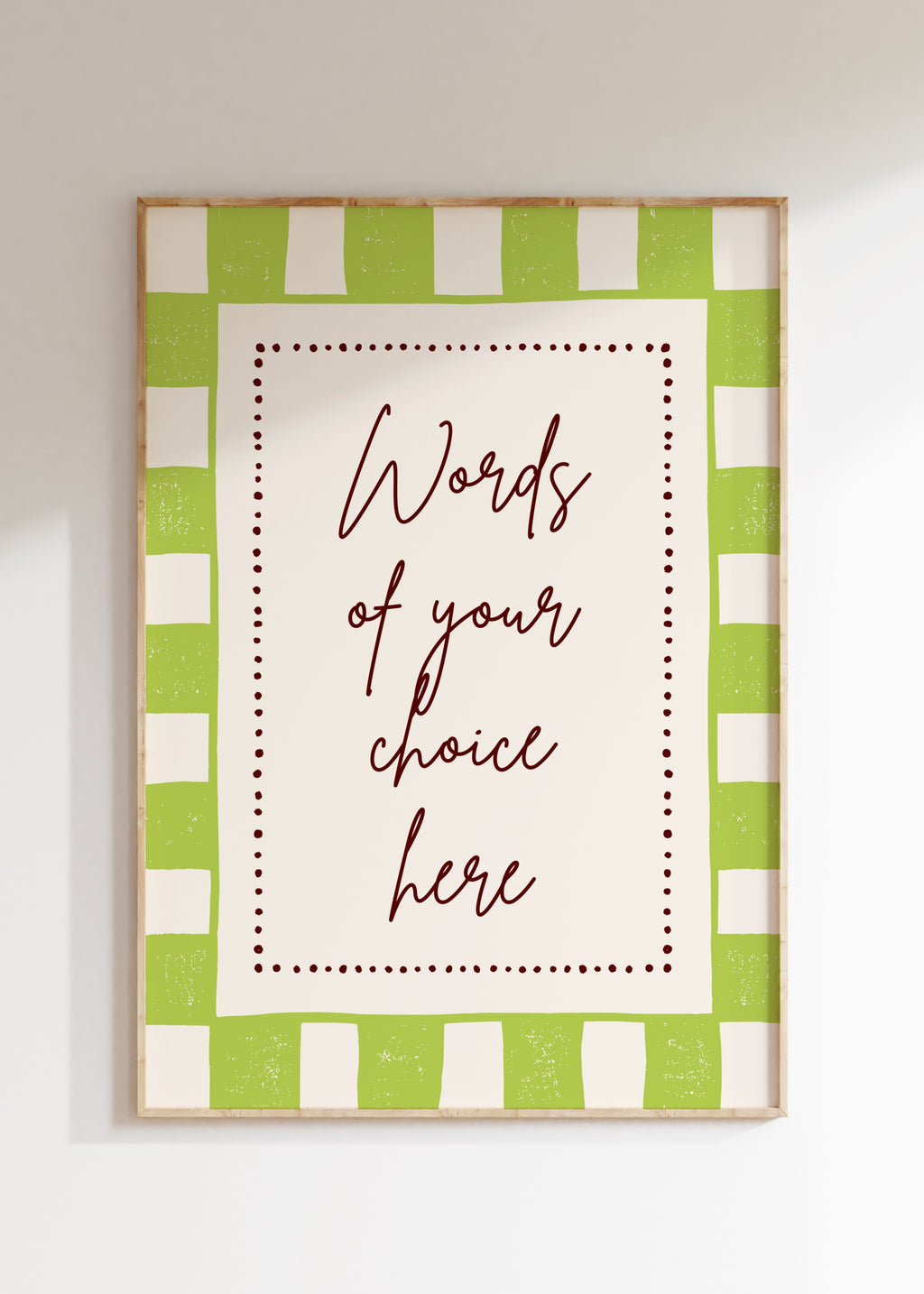 Custom Word Art Print