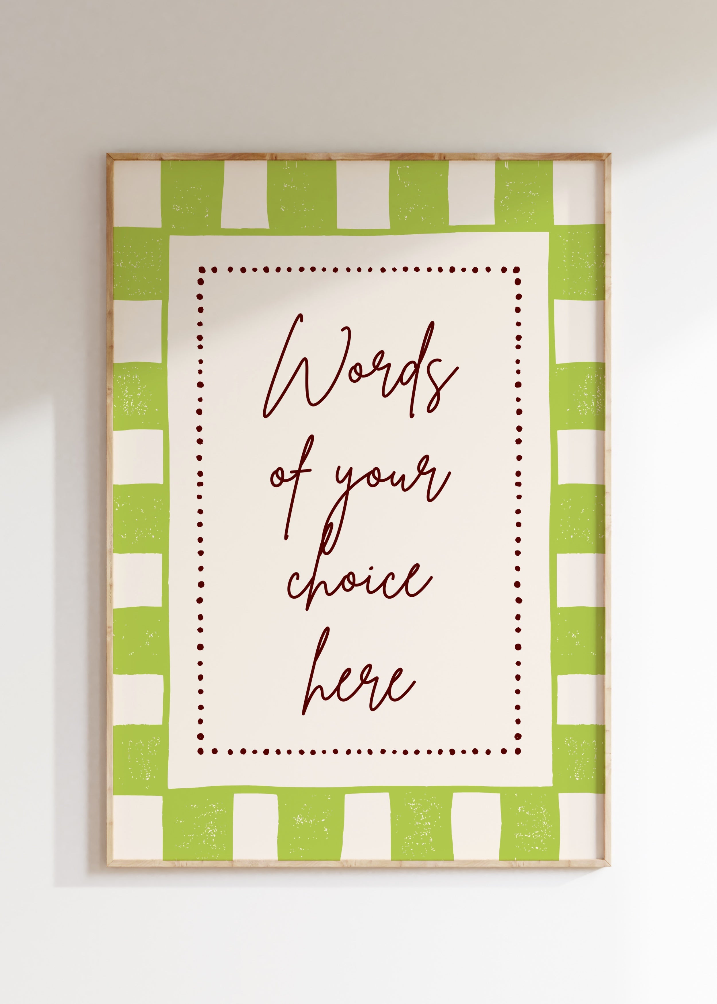 Custom Word Art Print