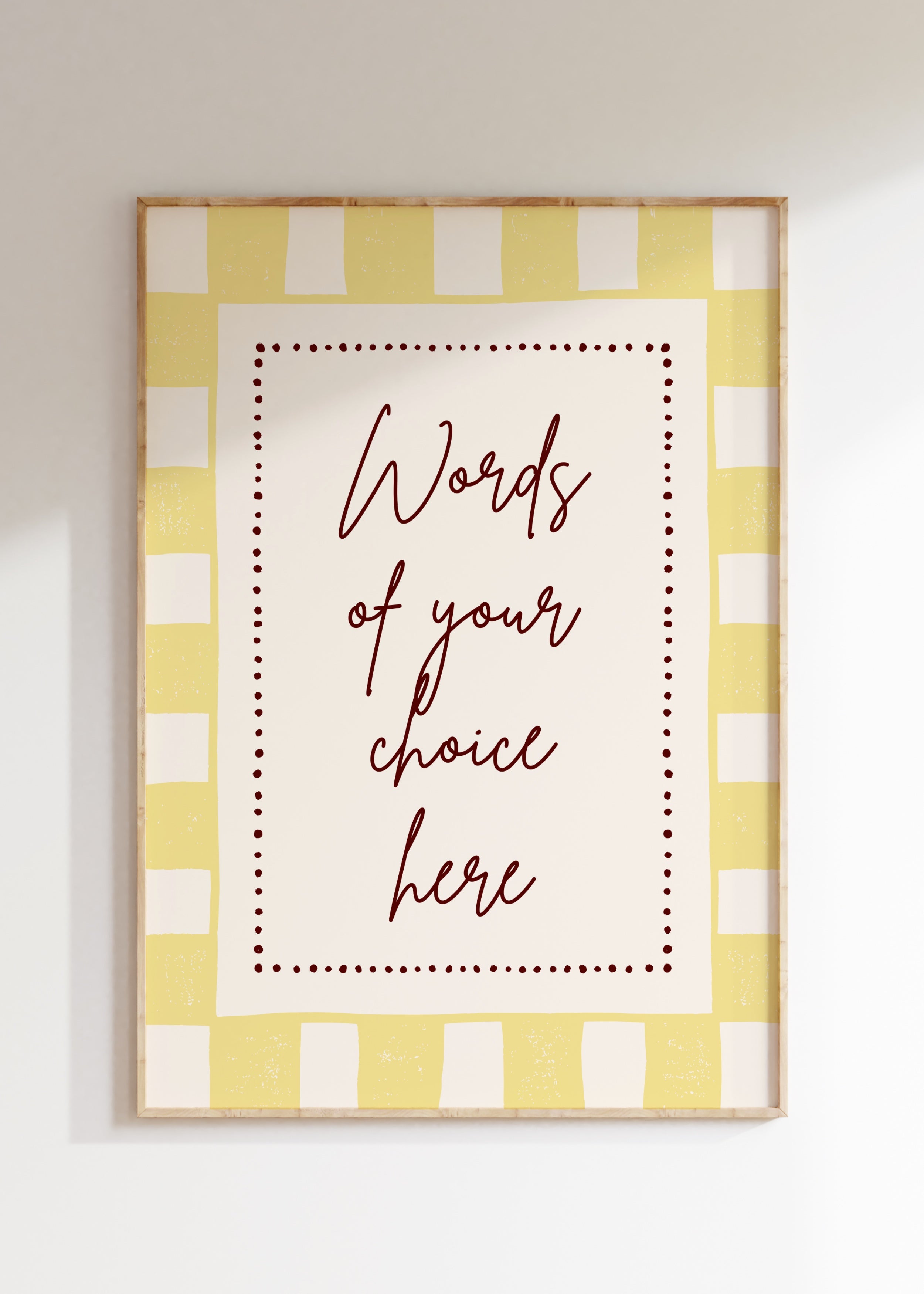 Custom Word Art Print