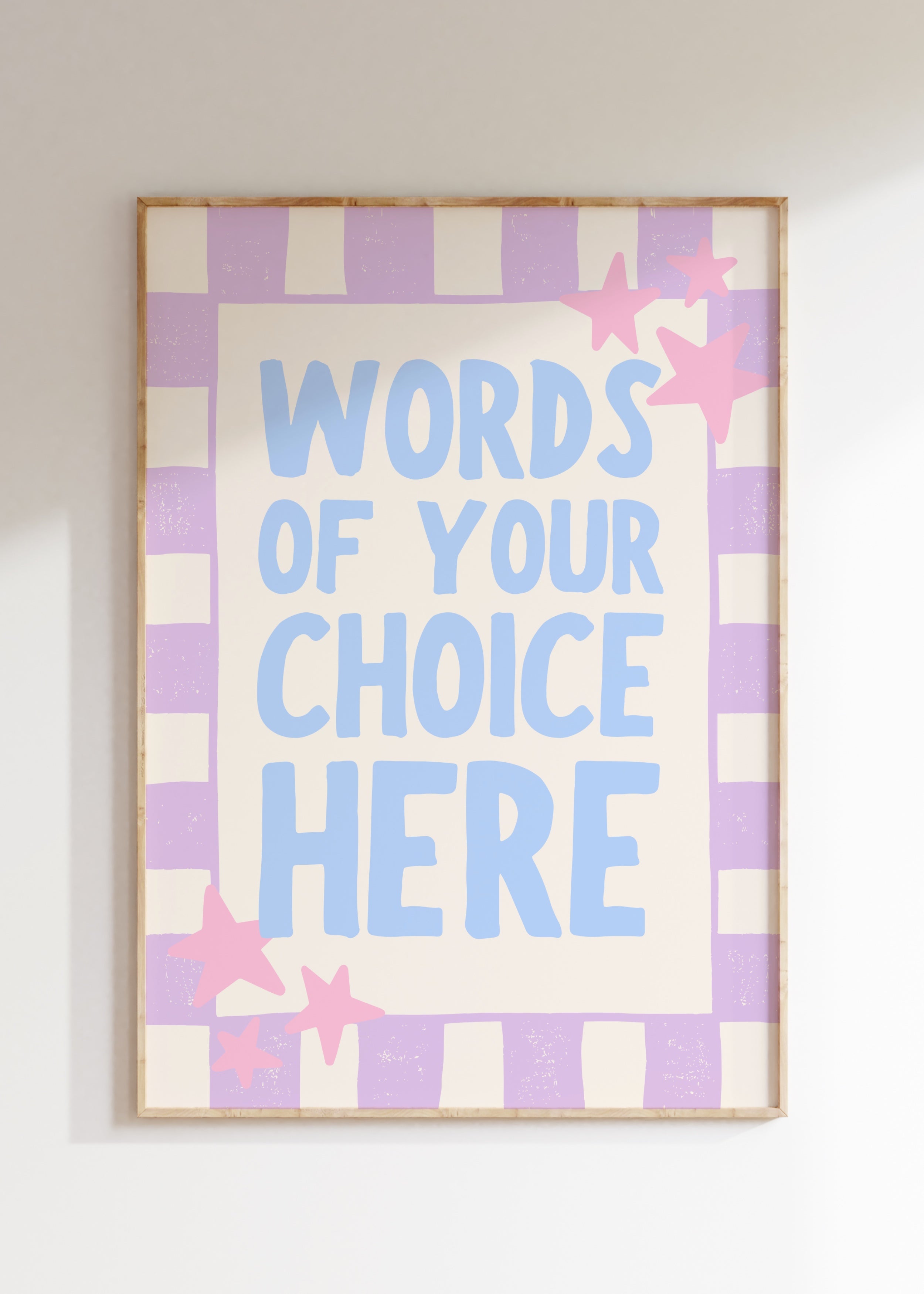Custom Word Art Print