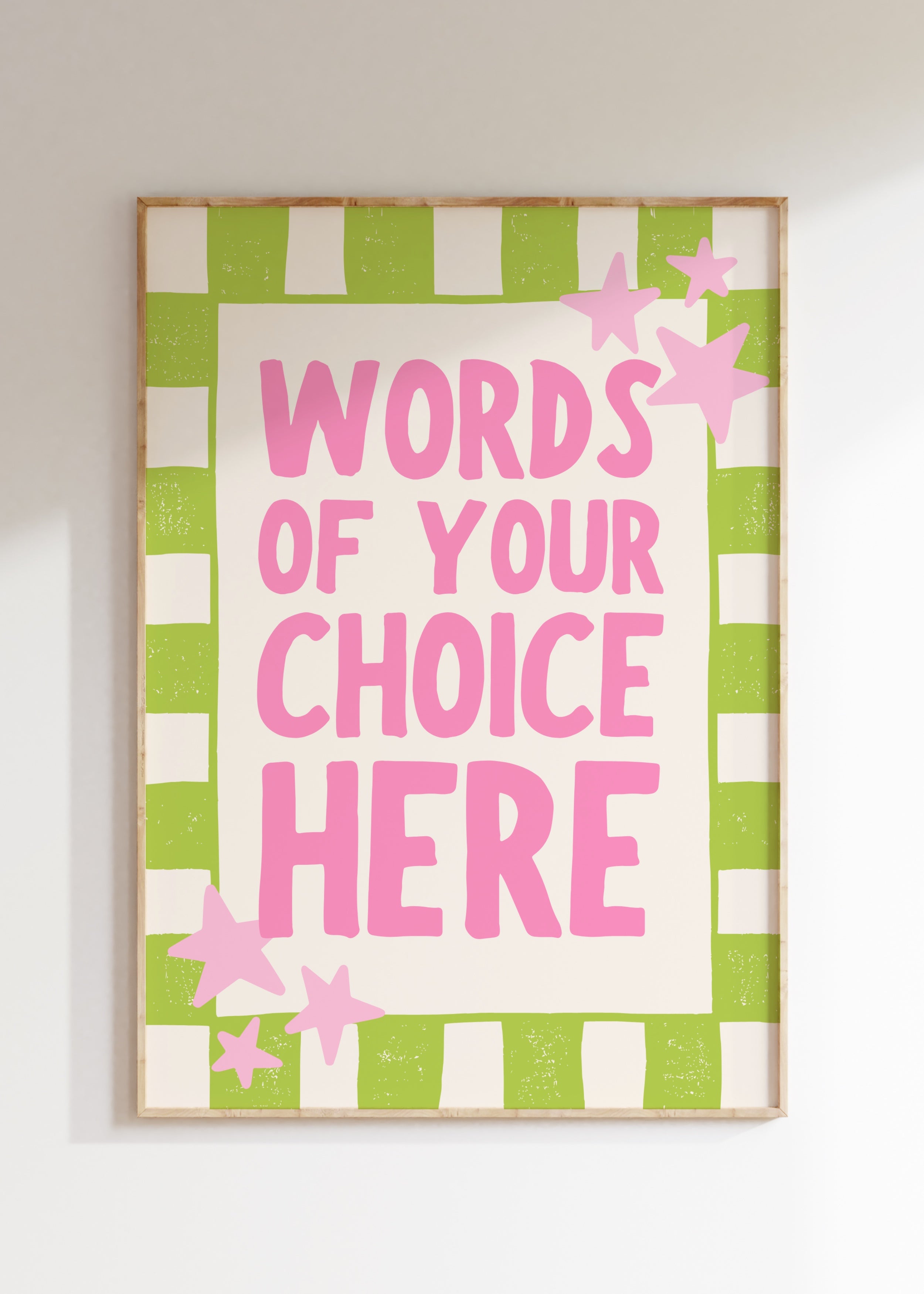 Custom Word Art Print