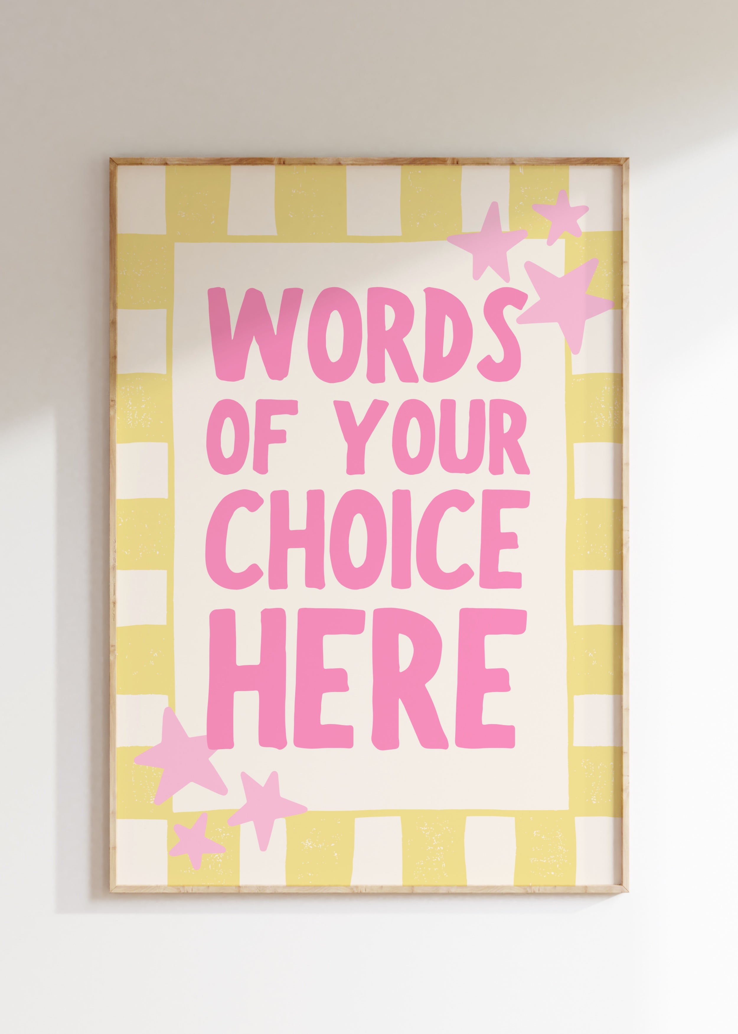 Custom Word Art Print