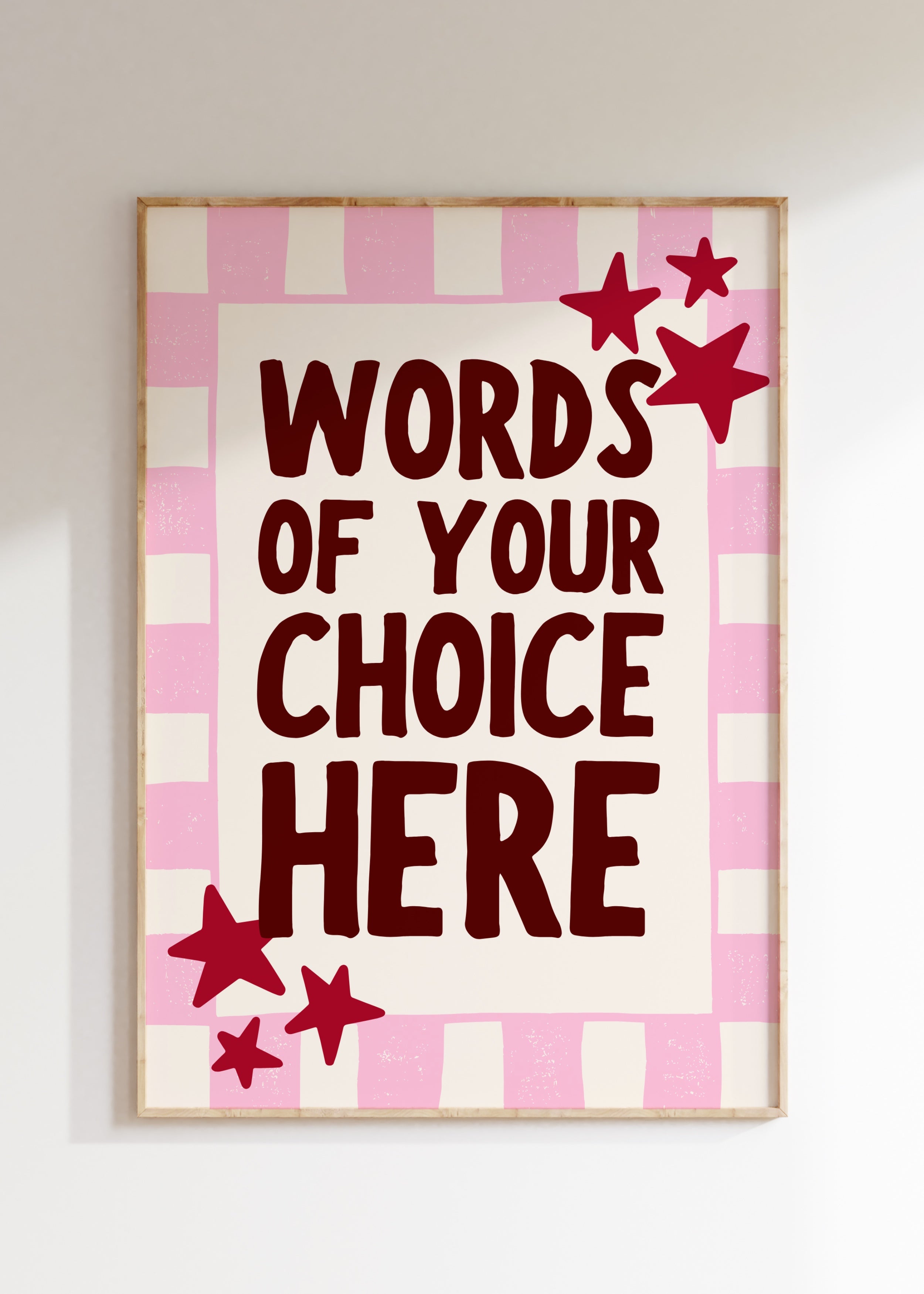 Custom Word Art Print