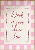 Custom Word Art Print