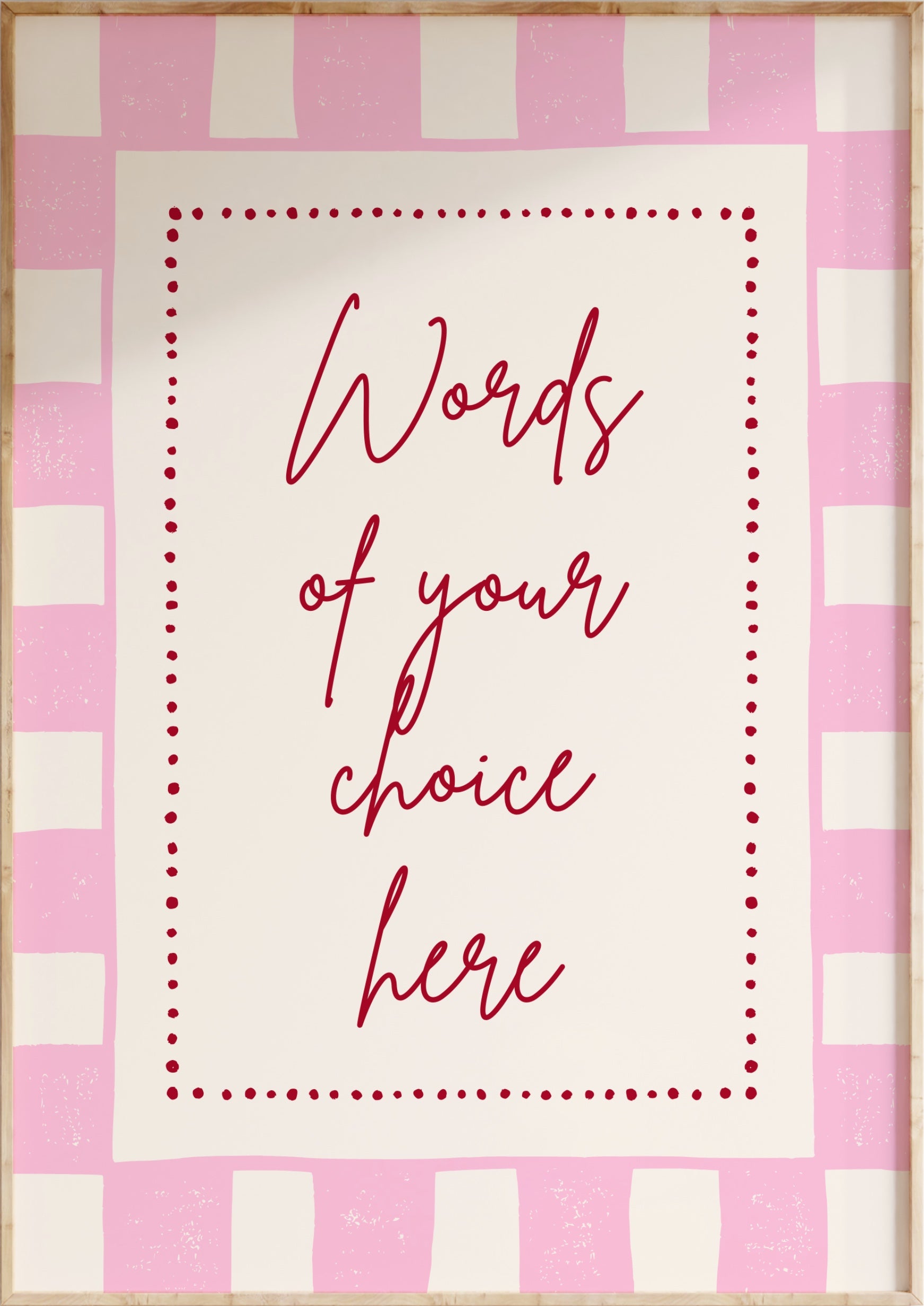 Custom Word Art Print