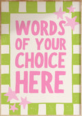 Custom Word Art Print