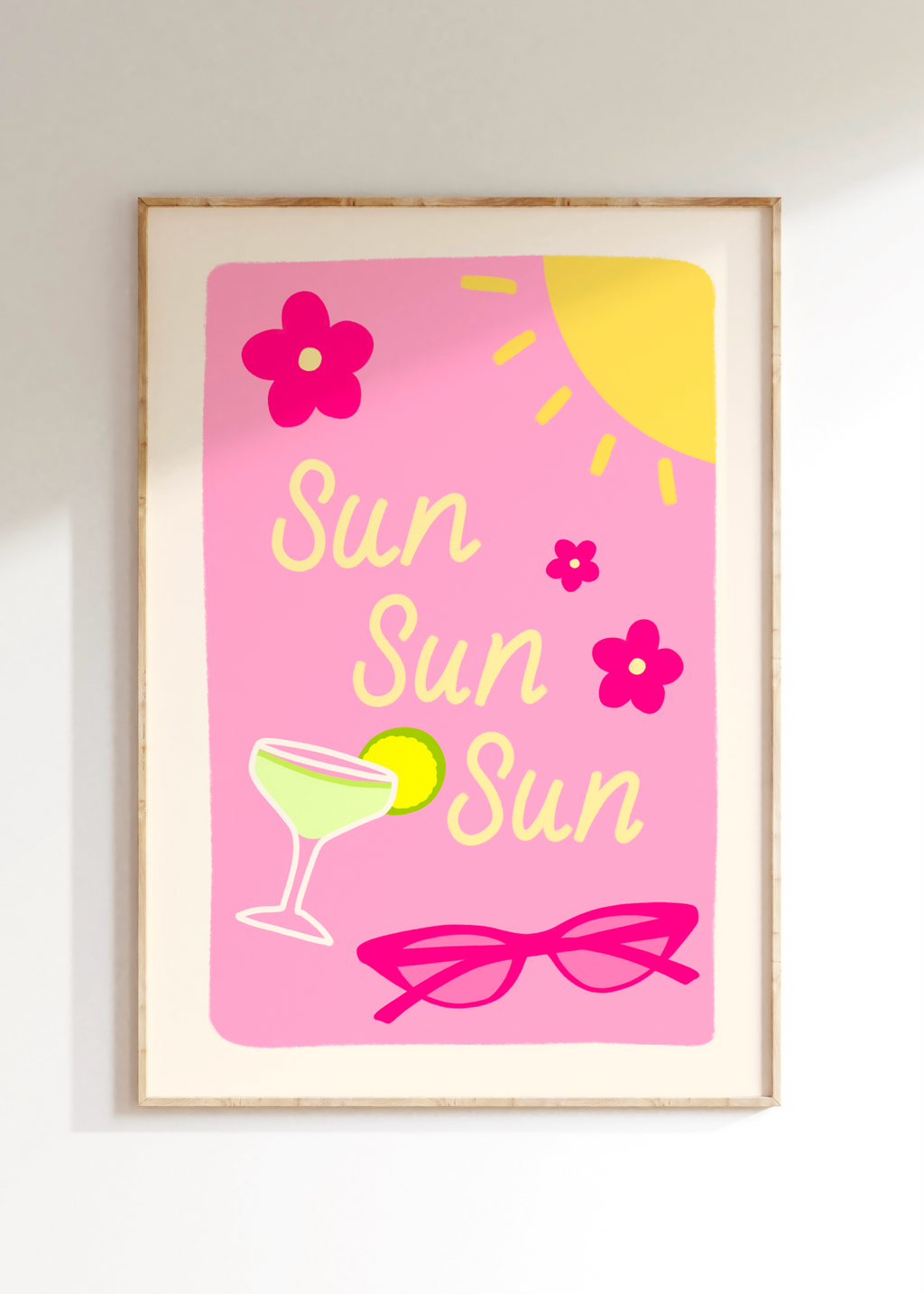 Sun Sun Sun Art Print