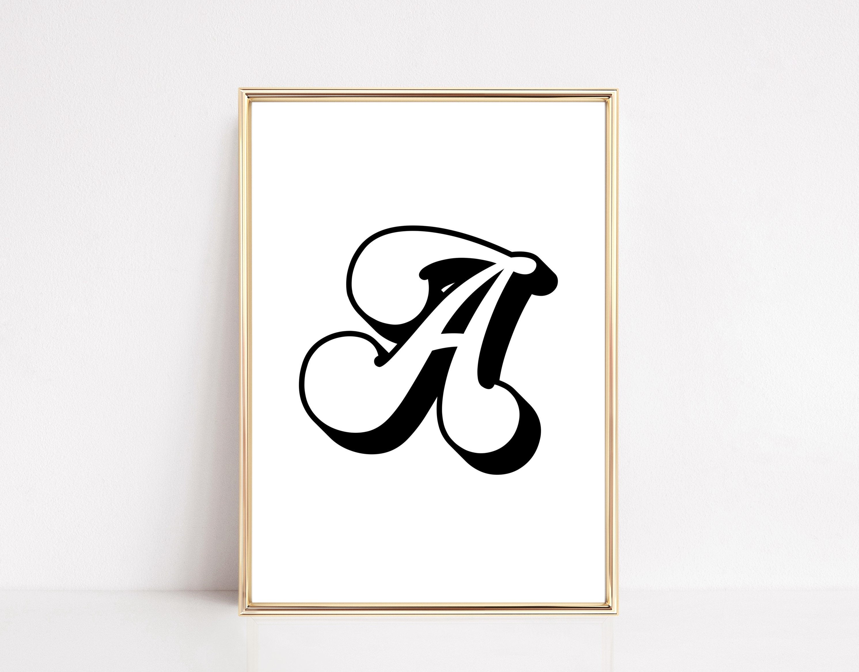 Custom Letter Art Print