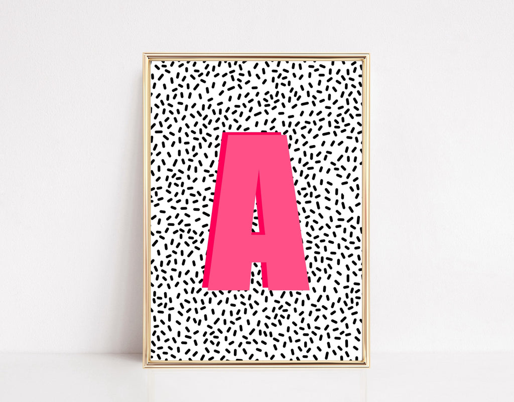 Custom Letter Art Print