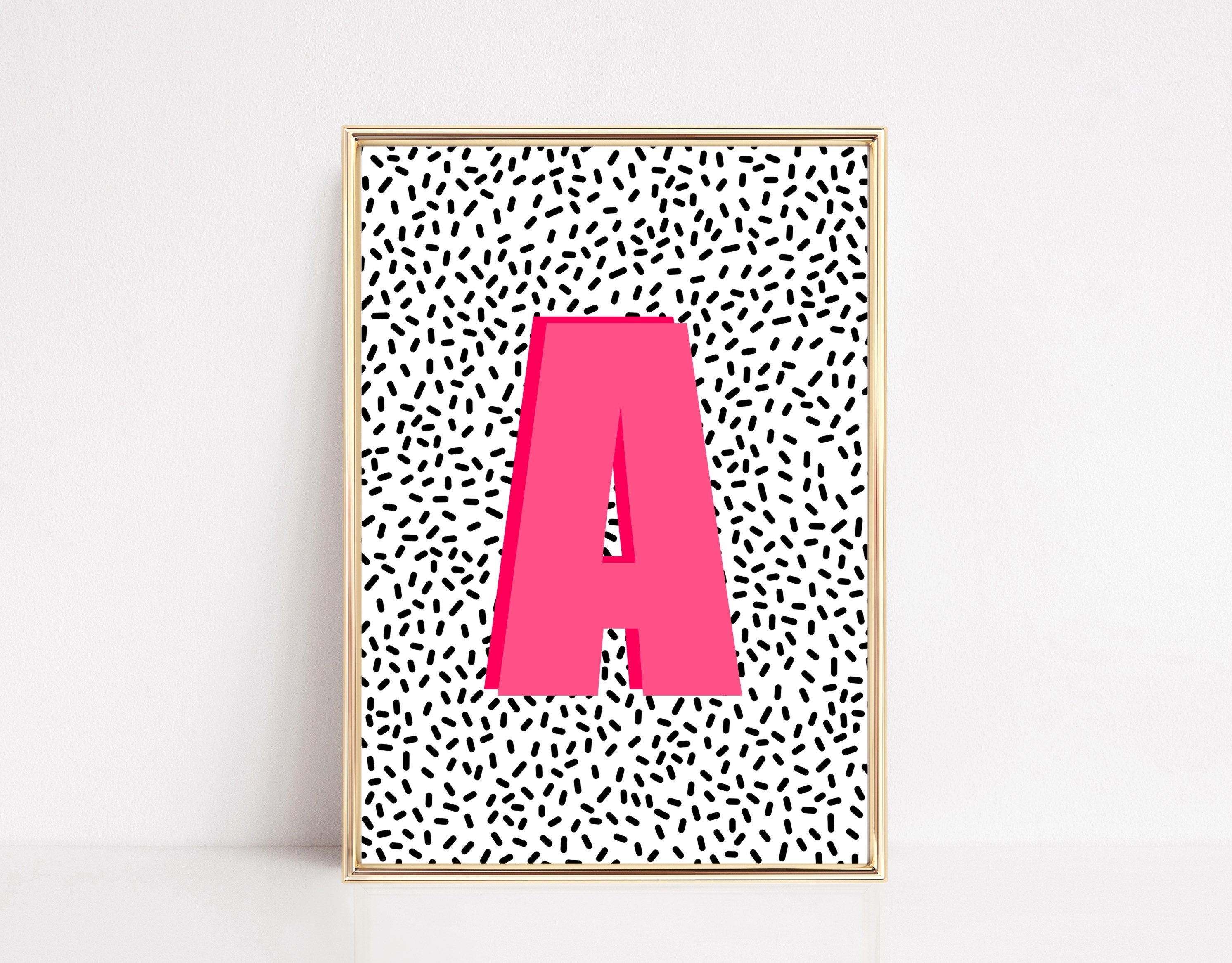 Custom Letter Art Print