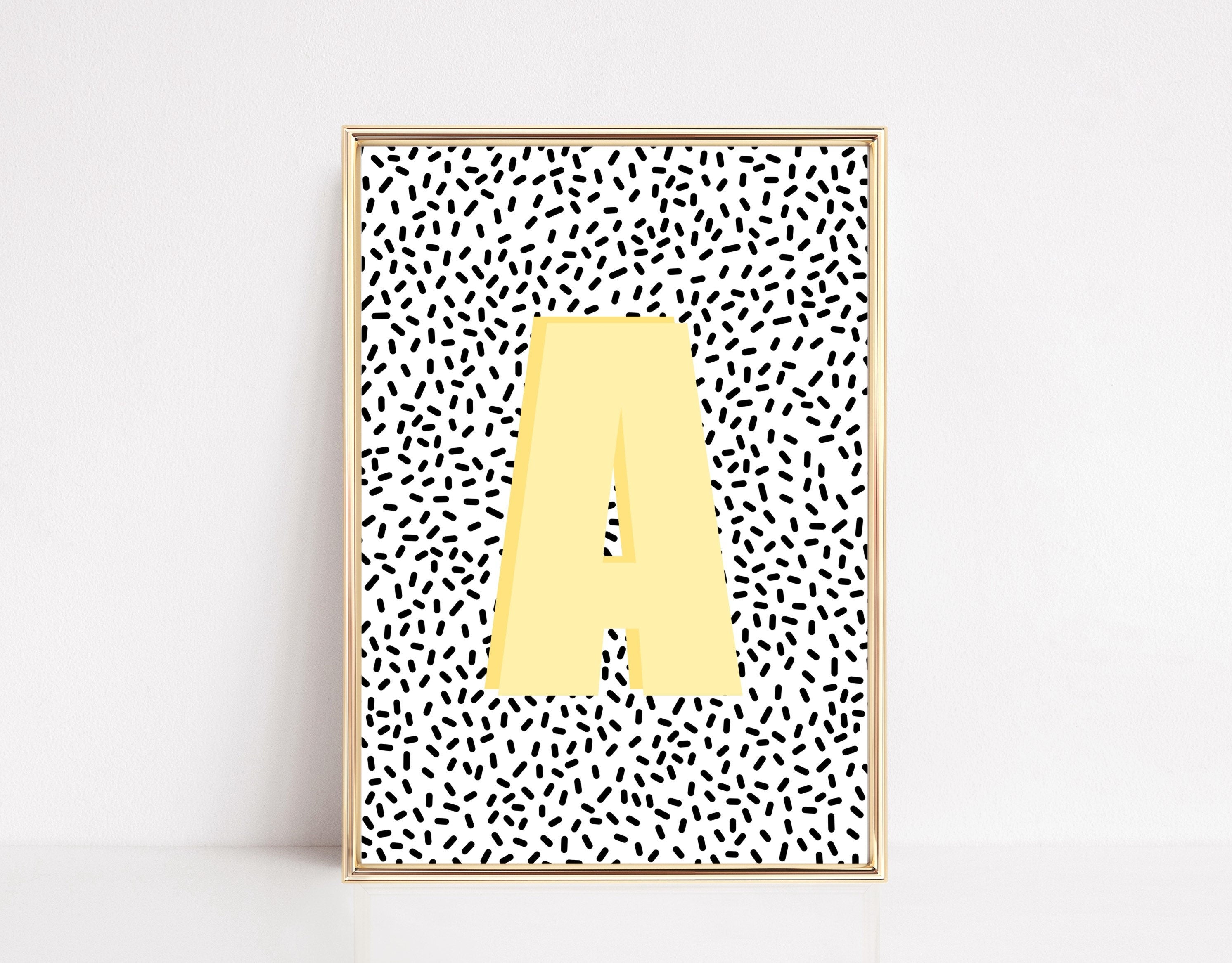 Custom Letter Art Print