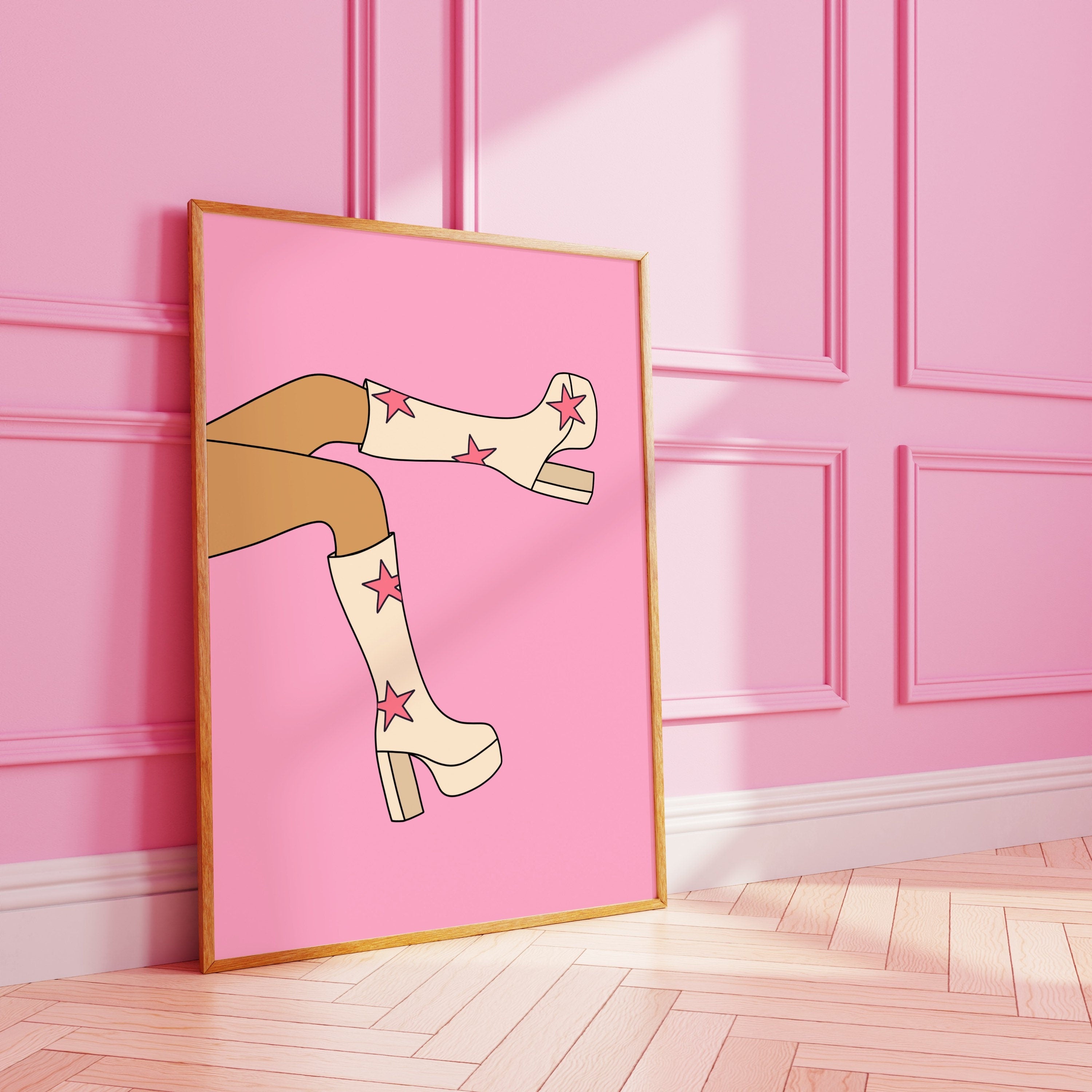 Star Boots Art Print