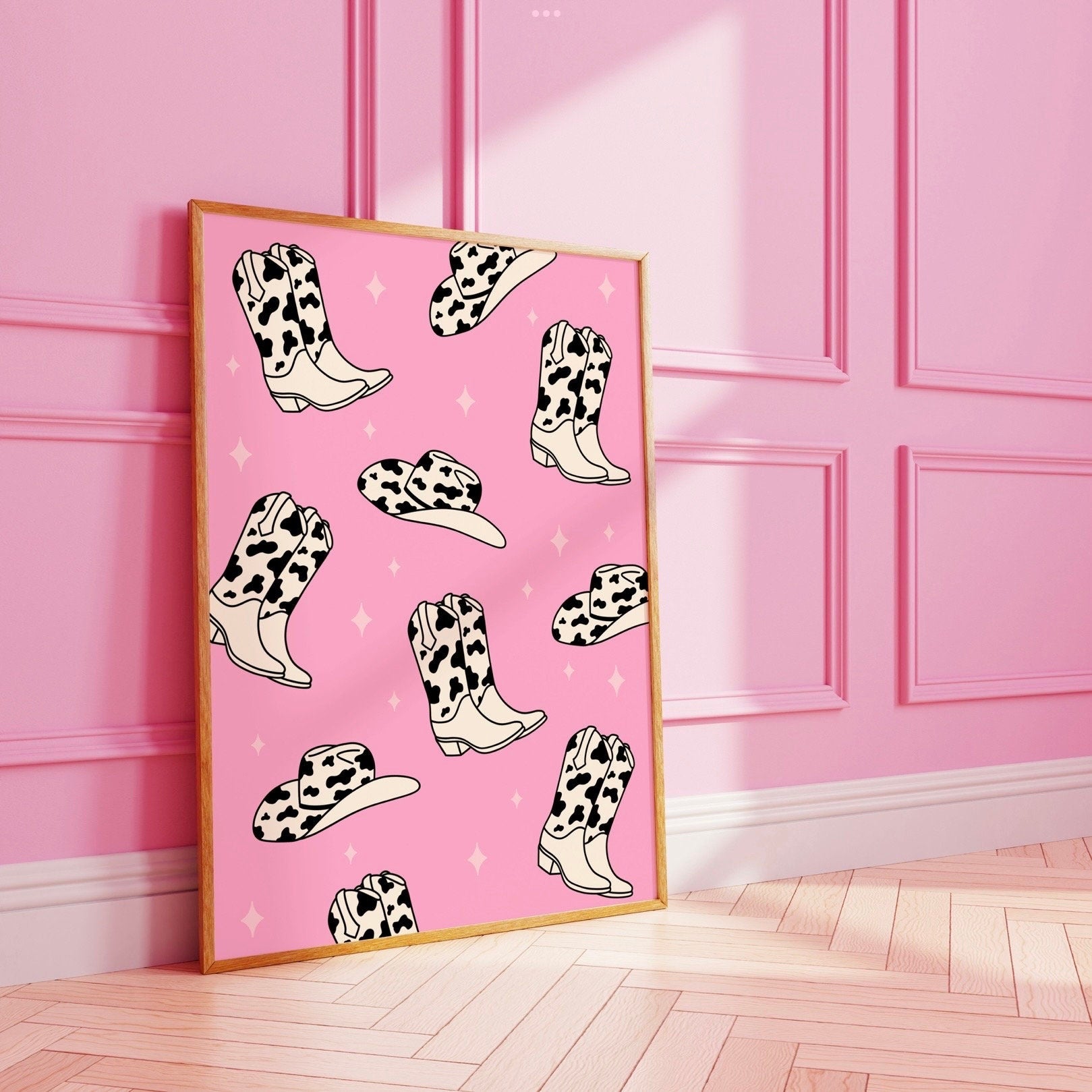 Cowboy Boots & Hats Art Print