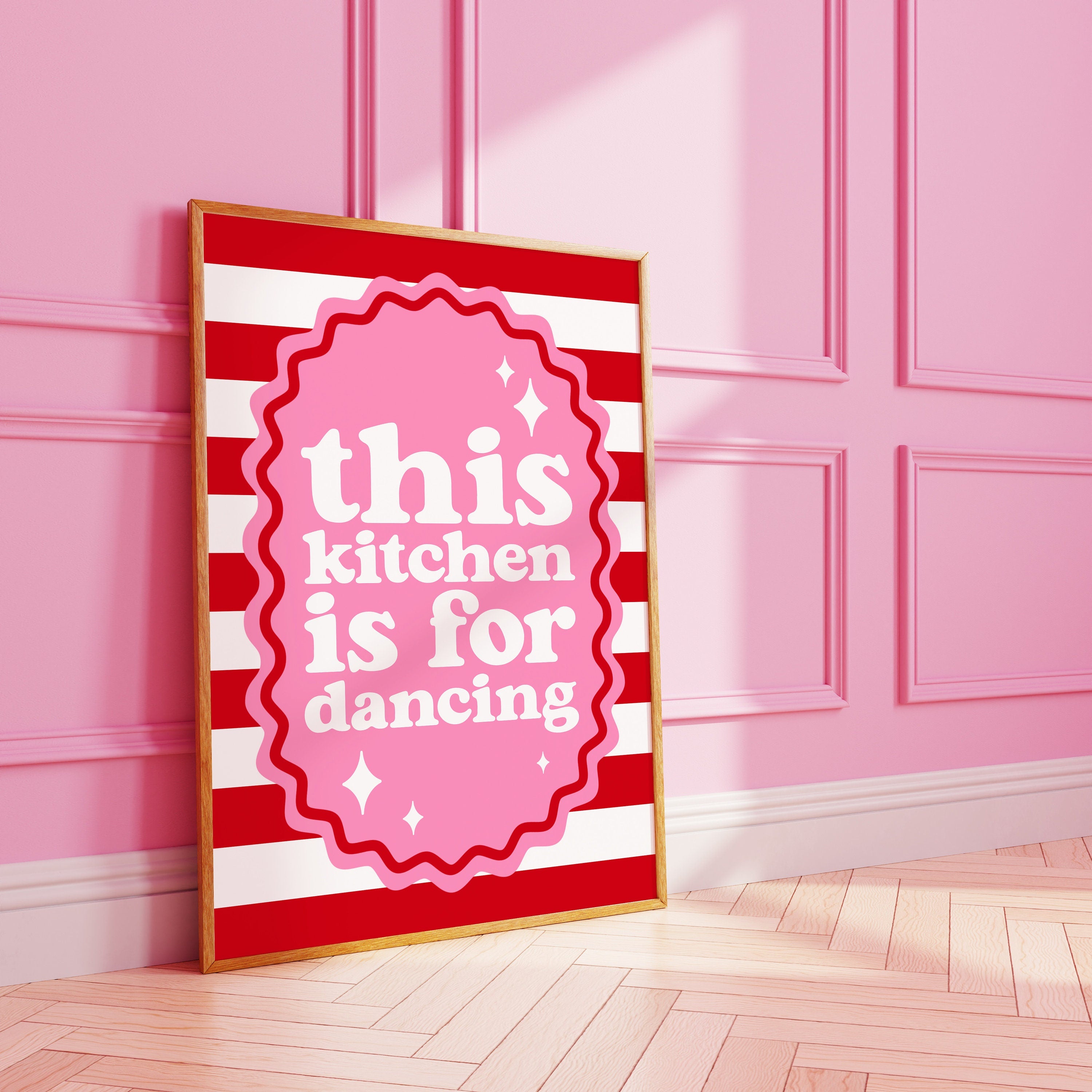 Kitchen Slogan Art Print